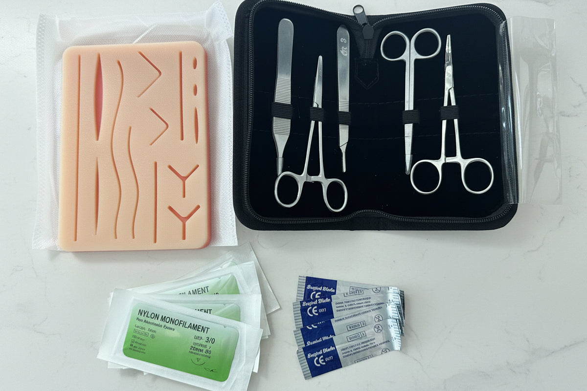 The Precision Series Premium Suture Kit - incl TC Gold Needle Holder